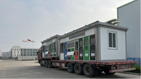 華展貓先生，智能垃圾房，垃圾分類房，垃圾投放點(diǎn)