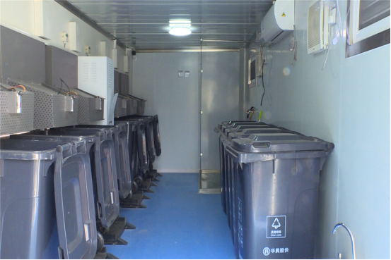 華展貓先生，智能垃圾分類房，垃圾分類收集點(diǎn)，垃圾房?jī)?nèi)部