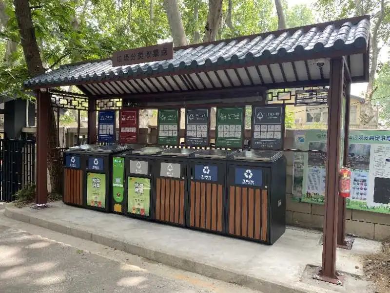 貓先生智能垃圾分類亭，定時定點垃圾收集點 ，垃圾亭生產(chǎn)廠家