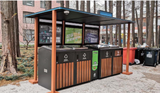 貓先生智能垃圾分類亭價(jià)格，定時(shí)定點(diǎn)垃圾收集點(diǎn) ，垃圾亭生產(chǎn)廠家