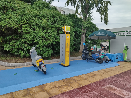 華展貓先生電動(dòng)車充電樁生產(chǎn)廠家，共享電動(dòng)車解決方案