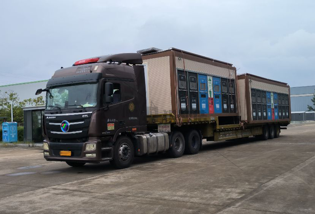 華展智能分類垃圾房，清潔小屋，垃圾分類收集站生產(chǎn)廠家