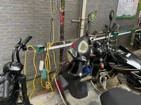 電動自行車充電樁，智能無線充電，電單車充電樁廠家