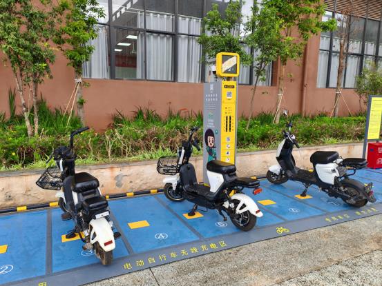 電動(dòng)自行車無線充電樁，電動(dòng)摩托車無線充電站，電動(dòng)兩輪車智能無線充電，共享電單車智能無線充電樁